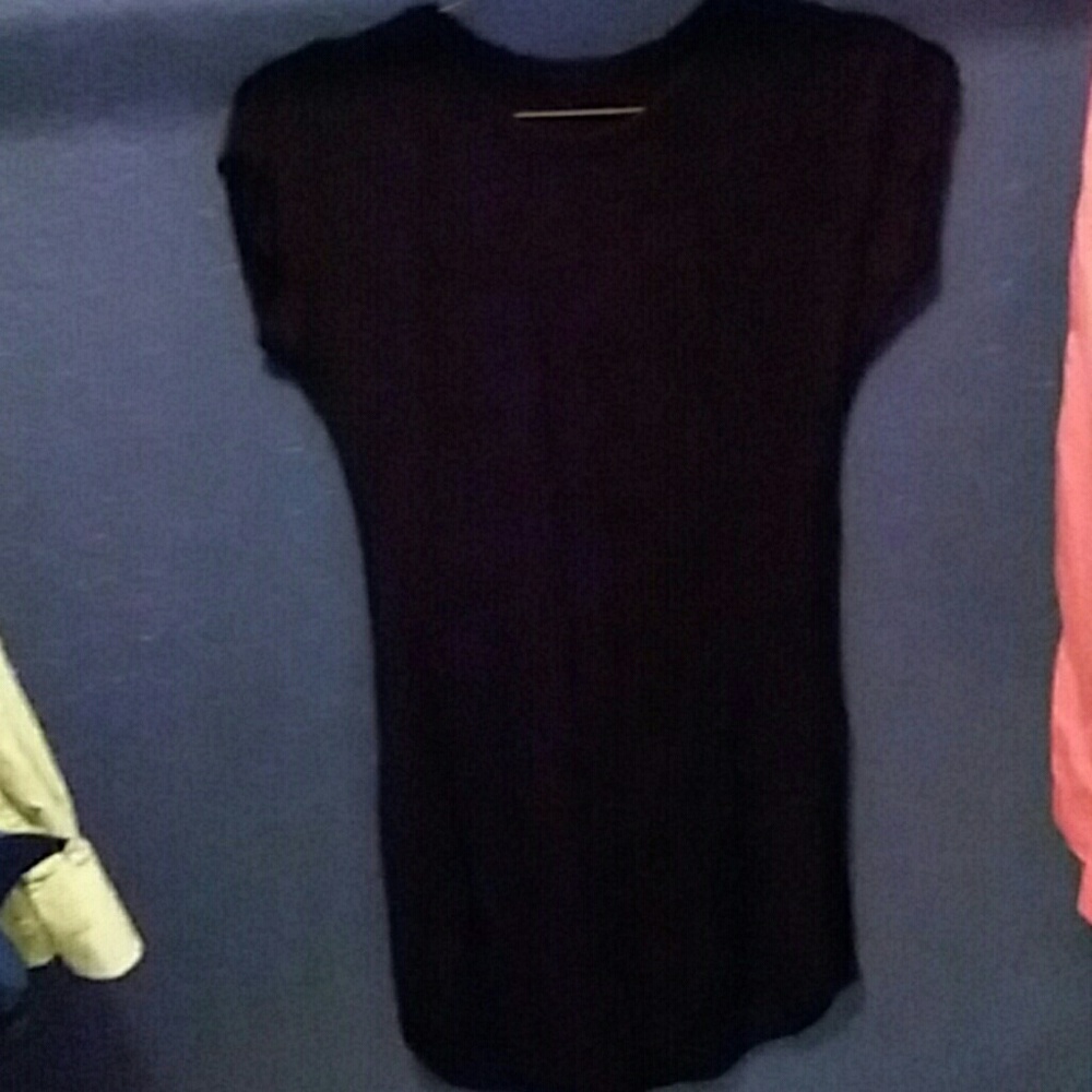 Black mini dress